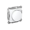 ATLASDESIGN СВЕТОРЕГУЛЯТОР (диммер) повор-нажим, LED, RC, 400Вт, мех., БЕЛЫЙ Systeme (Schneider) (ATN000123)