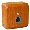 ЭТЮД Розетка телефонная наружная IP20 бук Systeme (Schneider) (TELA-001T)