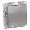 Выключатель одноклавишный ATLASDESIGN схема 1 10АХ механизм алюминий Systeme (Schneider) (