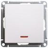 W59 Переключатель одноклавишный с подсв. 10АХ, механизм, белый Systeme (Schneider) (VS610-