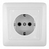 ХИТ Розетка скрытая с заземлением 250В 16А белая Systeme (Schneider) (RS16-134-B)