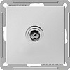 W59 Розетка телевизионная TV скрытая в рамку белая Systeme (Schneider) (RTS-151-1-86)