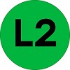 Наклейка L2 d=20мм PROxima EKF (an-2-15-1)