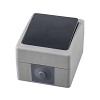 Выключатель одноклавишный, 250В, 10А, IP54, серия Велена, PSW10-111-54, серый/графит