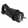 Вилка угловая каучуковая с кольцом 230В 2P+PE 16A IP44 PROxima EKF (RPS-017-16-230-44)