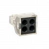 Клемма строительно-монтажная СМК модель 104 4 отверстия 1.0-2.5мм2 PROxima EKF (plc-smk-104)