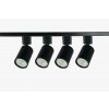 TR70-SET4-GU10-BK  Комплект однофазной трековой системы ЭРА TR70-GU10-SET-4-1 BK под лампу GU10 черный