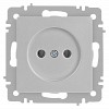 6-201-03 Розетка Intro Accent 6-201-03 2P 16А-250В IP20 СУ AL/CU алюминий