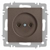 6-201-08 Розетка Intro Accent 6-201-08 2P 16А-250В IP20 СУ AL/CU бронза