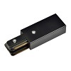 Однофазные трековые системы Volpe UBX-Q121 K01 BLACK 1 POLYBAG Ввод питания для шинопровода