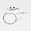 Светильники накладные Uniel UFL-H02 SILVER 100 POLYBAG