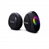 Акустическая система 2.0 SmartBuy DRIVE 2 / ДРАЙВ 2, мощность 6 Вт, LED, черная (SBA-5650)/40