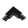 Соединитель для шинопроводов UBX-A22 BLACK 1 POLYBAG L-образный