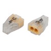 NO-225-363 Клемма ЭРА NO-225-363 быстрозажимная 773-602 прозрачная 2-проводная 0.75-4.0 мм2 упаковка 50 шт