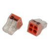 NO-225-364 Клемма ЭРА NO-225-364 быстрозажимная 773-604 прозрачная 4-проводная 0.75-4.0 мм2 упаковка 50 шт