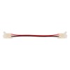 Коннектор WOLTA WLS-2PIN-COB-8MM-2 выводной/последовательный для ленты COB шириной 8мм, провод 10см,