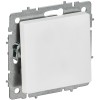 BRITE Выключатель 1-клавишный 10А ВС10-1-0-БрАБ арктический белый IEK