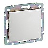 VALENA DIY Выключатель 1-клавишный самовозвартный схема 1P 10А безвинтовые зажимы белый