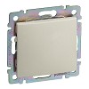VALENA DIY Выключатель 1-клавишный самовозвартный схема 1P 10А безвинтовые зажимы слоновая