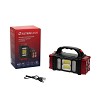 Ultraflash LED38101 (фонарь акк. черн./малин., 40LED+2COB, 4 реж., Type-C, PowerBank, пласт., кор.)