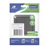 Выключатель 2-кл. открытой установки с подсветкой IP20 10А, черный Альфа General