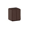 AtlasDesign PROFI IP54 О/У 2-клавишный ВЫКЛЮЧАТЕЛЬ 10 АХ, КОРИЧНЕВЫЙ Systeme (Schneider) (ATN546051)
