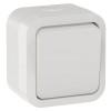 TORS Переключатель одноклавишный 10А IP55 TS301 белый IEK