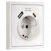 Розетка 1-местная с заземлением USB+Type-C 16А белая "Капелла" (SBE-09w-16-S1-USB)
