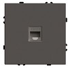 Розетка компьютерная 1-местная RJ-45 (механизм), серия Эмили, RST00-5117-09, антрацит, sof