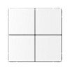 ARTGALLERY 4-клавишный ВЫКЛЮЧАТЕЛЬ СЦЕНАРНЫЙ, сх. 1, БЕЛЫЙ Systeme (Schneider) (GAL000174)
