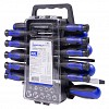 Отвертки в наборе, 44 предмета, головки, TORX, SL, PH, СR-V сталь Smartbuy PRO TOOLS (SBT-PRO-SCN-44)