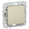FLITE Выключатель 1-клавишный 10А ВС11-1-0-ФлШ шампань IEK