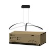 Люстра светодиодная ESTETIKA DALI-FX-90BL 90Вт 230В 3000-6500K 900х280x210мм 1.2м трос ДУ черный IN HOME