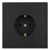 15-2101-06  Розетка ЭРА Galaxy 15-2101-06 c заземлением 2P+E Schuko 16А-250В IP20 графит