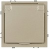 15-2103-04 Розетка ЭРА Galaxy 15-2103-04 c заземлением 2P+E Schuko со шторками с крышкой