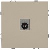 15-3101-04 Розетка ЭРА Galaxy 15-3101-04 TV одиночная IP20 шампань