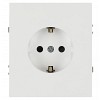 16-2101-08 Розетка ЭРА Arktik 16-2101-08 с заземлением 2P+E Schuko 16А-250В белый матовый