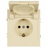 16-2103-02 Розетка ЭРА Arktik 16-2103-02 с заземлением 2P+E Schuko со шторками с крышкой