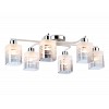 TR303207/6 WH/CH/SM/FR белый/хром/дымчатый/белый матовый E27*6 max 60W 710*400*200