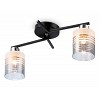 TR303211/2 BK/CH/SM/FR черный/хром/дымчатый/белый матовый E27*2 max 60W 500*170*200