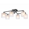 TR303224/6 BK/CH/FR черный/хром/белый матовый E27*6 max 60W 615*390*220