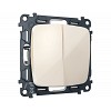 MO303030 Комплект механизма 2-клавишного перекрестного выключателя 10A-250V OMEGA Бежевый
