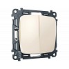 MO323030 Комплект механизма 2-клавишного перекрестного выключателя 10A-250V OMEGA Бежевый