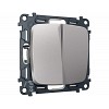 MO503030 Комплект механизма 2-клавишного перекрестного выключателя 10A-250V OMEGA Сталь ма
