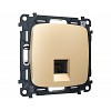 MO612005 Комплект механизма компьютерной розетки RJ-45 экранированной с автоматической защ