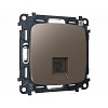 MO642005 Комплект мех-ма компьютерной розетки RJ-45 экранированной с автоматической защитн