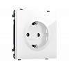 MS106010 Комплект механизма электрической розетки SIGMA Белый глянец 50Hz 2P+E с/з 16A-250