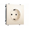 MS247010 Комплект механизма электрической розетки SIGMA Жемчужно-кремовый 50Hz 2P+E с/з с/