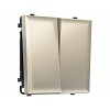 MS543010 Комплект механизма 2-кл выключателя SIGMA Шёлк 10A-250V QUANT PRO (SP5430, PR115)
