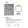 Трос стальной в оплетке ПВХ DIN 3055 3/4 мм (5 м) Фасовка